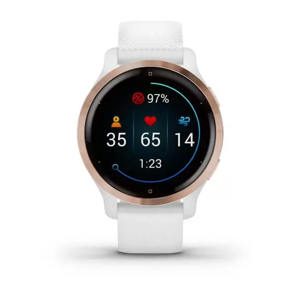 SMARTWATCH VENU 2S GOLD WHITE 010-02429-13 GARMIN