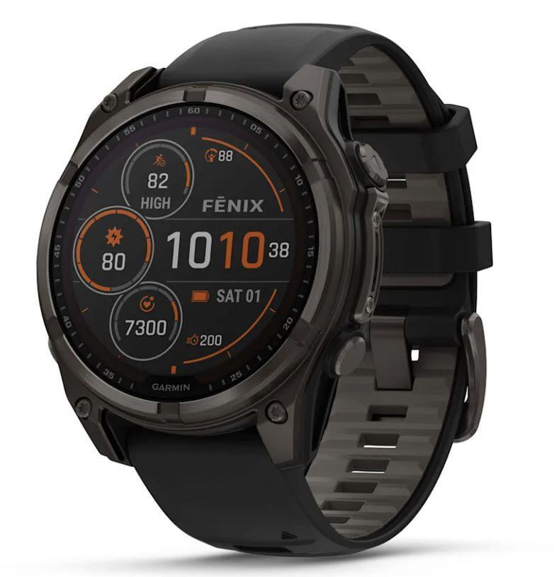 SMARTWATCH FENIX 8 SAPP  SOLAR BLACK GRAY 010-02907-11 GARMIN