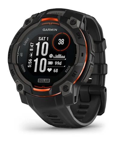 SMARTWATCH INSTINCT 3 SOLAR BLACK BLK 010-02934-00 GARMIN