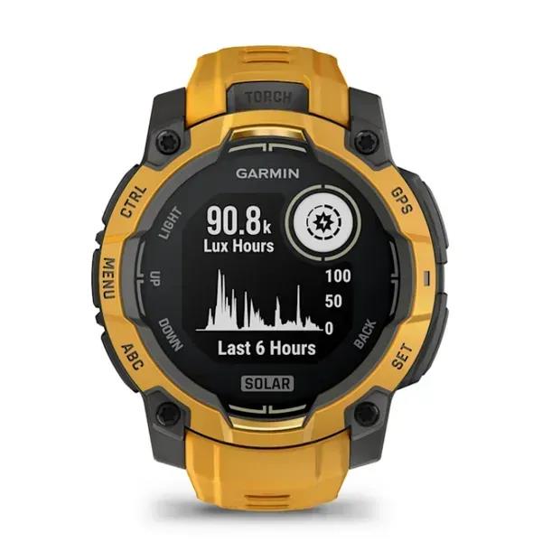 SMARTWATCH INSTINCT 3 SOLAR SUNBURST 010-02934-02 GARMIN