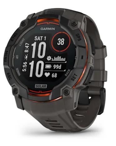 SMARTWATCH INSTINCT 3 SOLAR BLK CHARC 010-02935-00 GARMIN