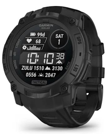 SMARTWATCH INSTINCT 3 SOLAR BLACK 010-02935-50 GARMIN