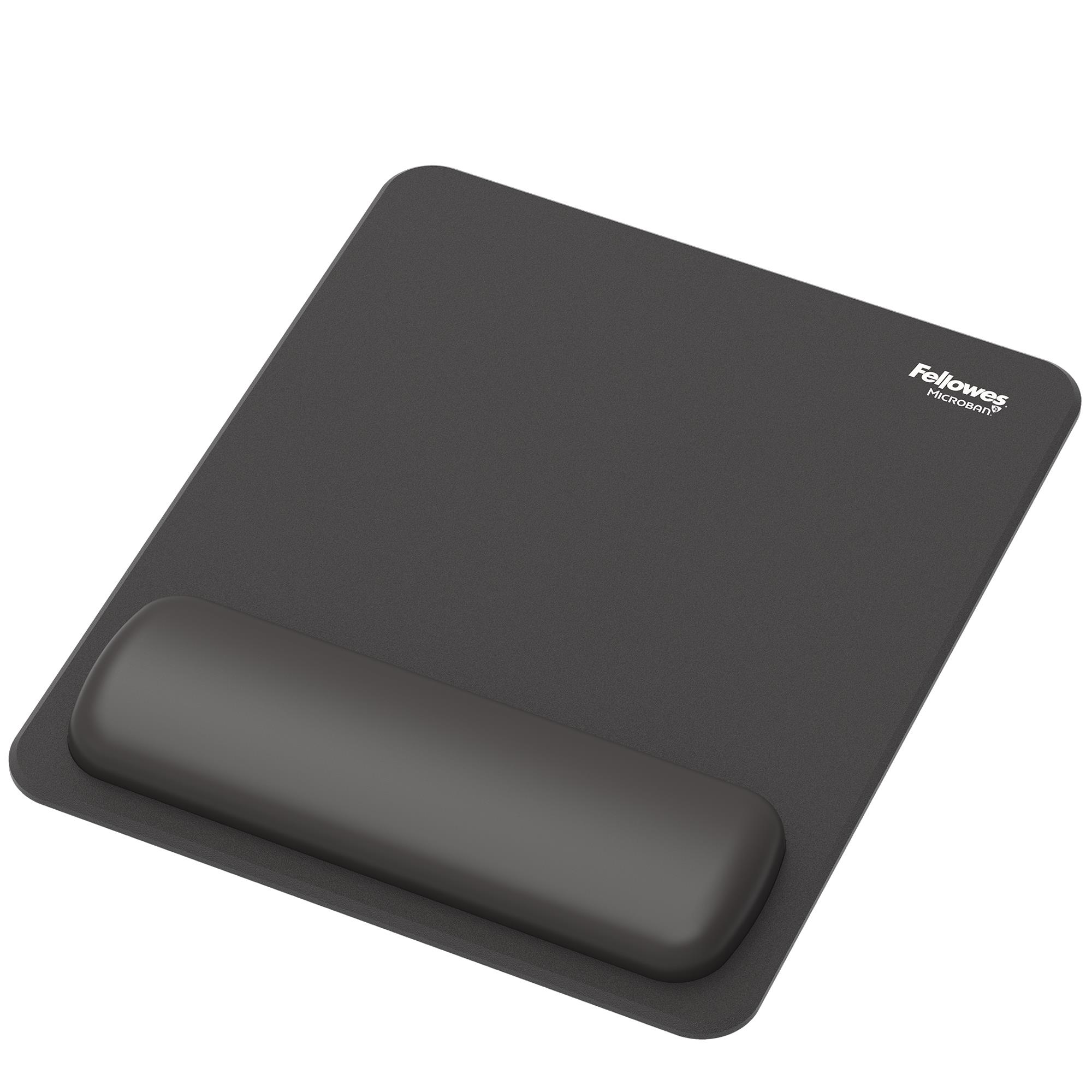 MOUSE PAD WRIST REST BLACK 100142555 FELLOWES