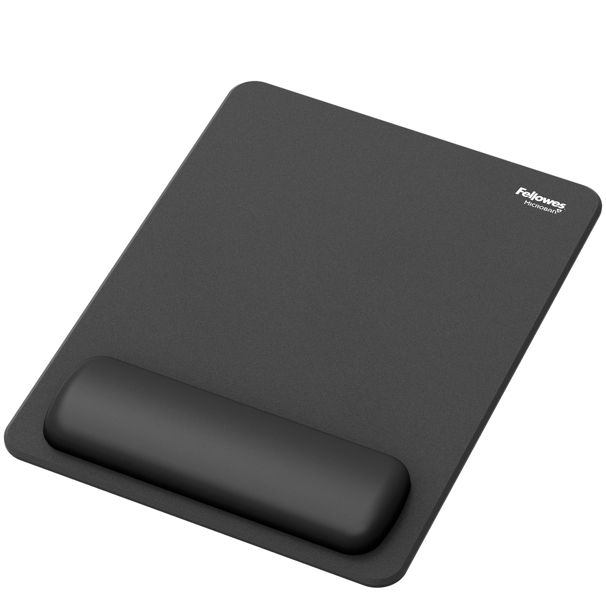 MOUSE PAD WRIST REST XL BLACK 100142560 FELLOWES