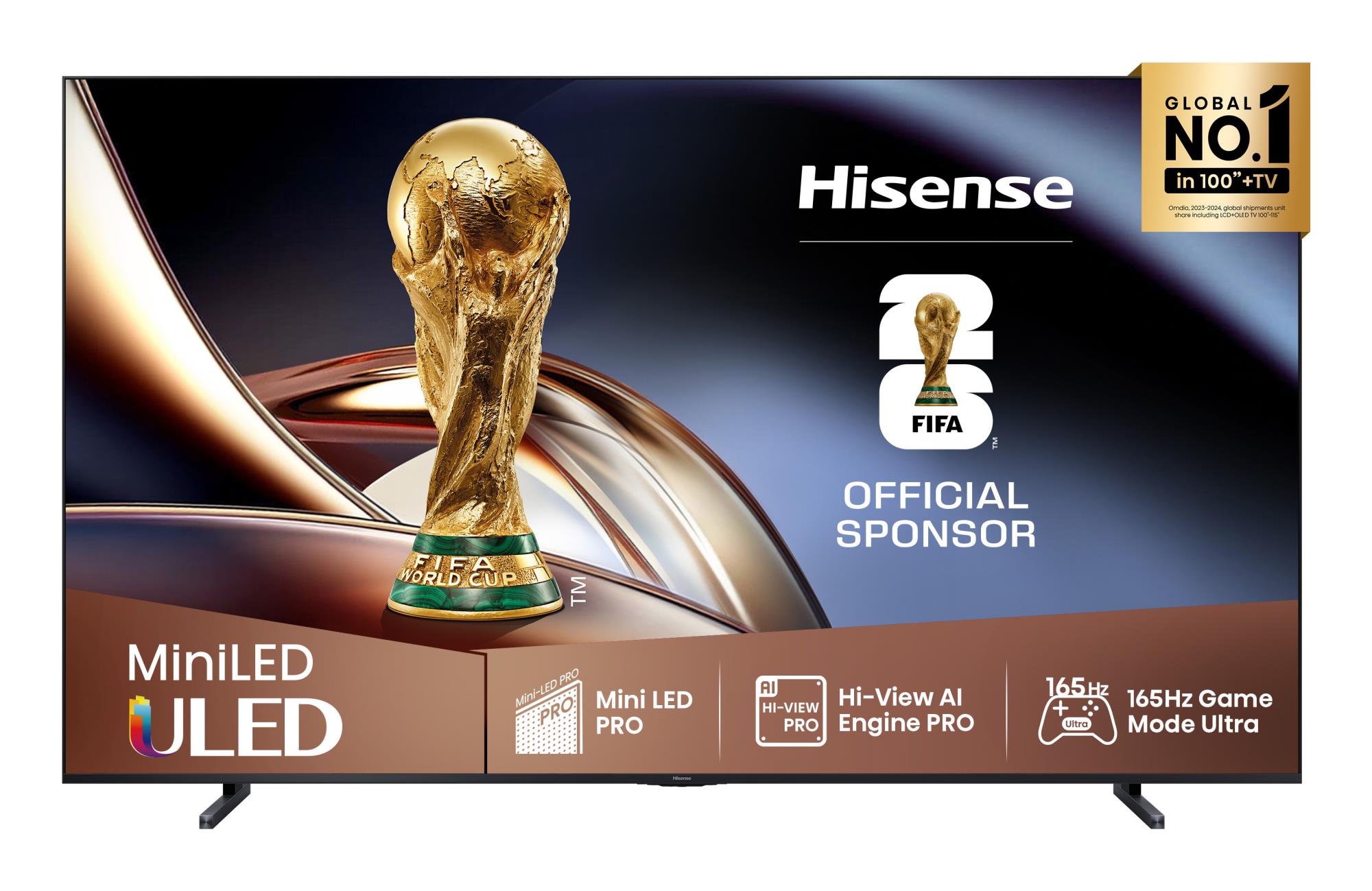 TV Set HISENSE 100    4K Ultra HD 3840 x 2160 pixels Flat 16 9 ULED 100U8Q