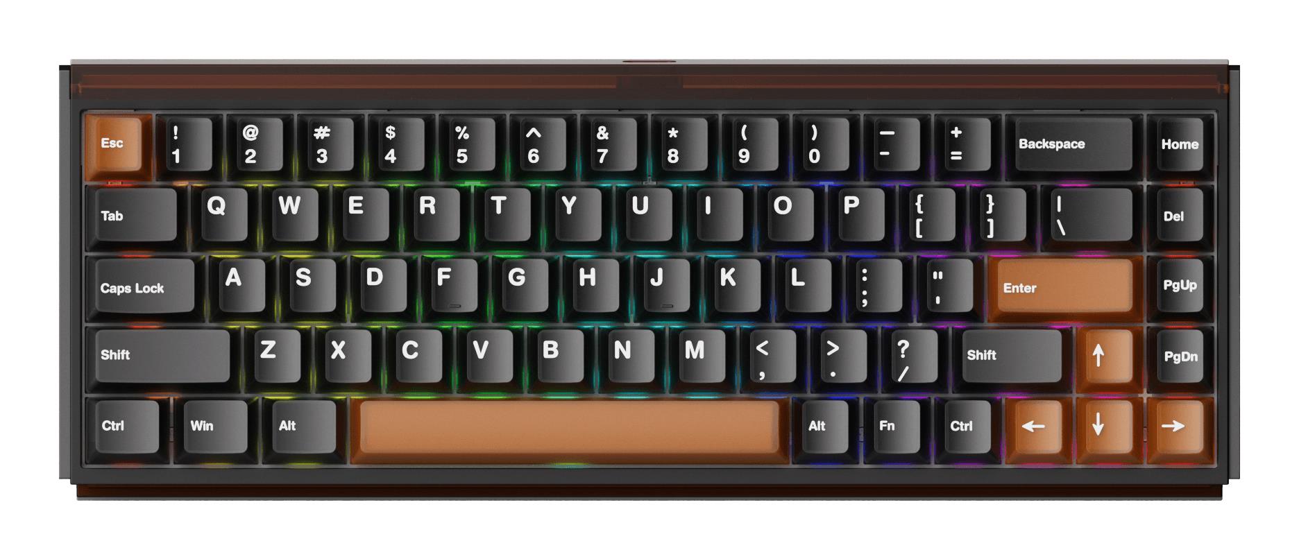 KEYBOARD WRL RAY68-HE BROWN 103-RA68A-000 AKKO