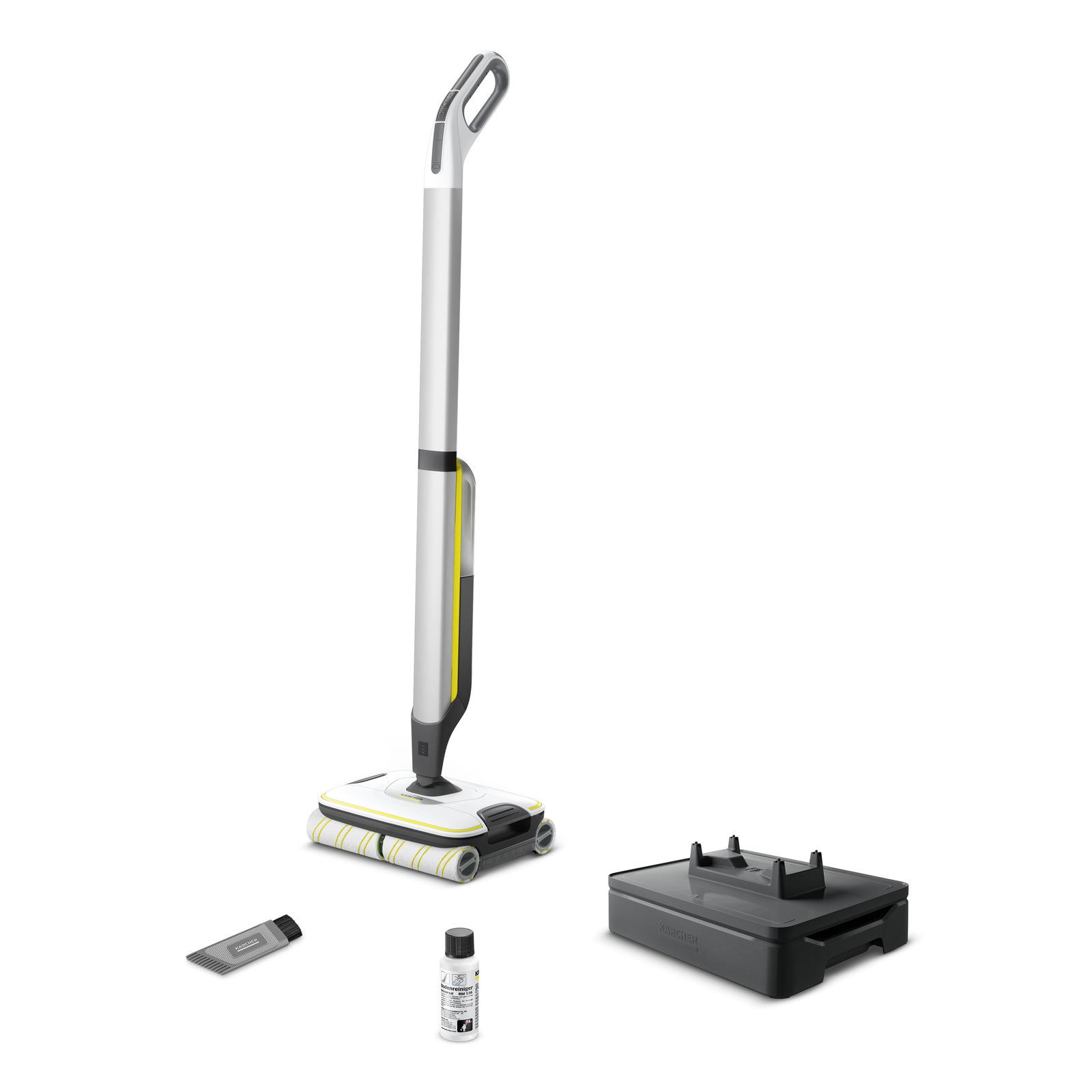Vacuum Cleaner KARCHER Dry wet Electric broom White Black Yellow Bagless Battery  4 3 kg 1 055-701 0