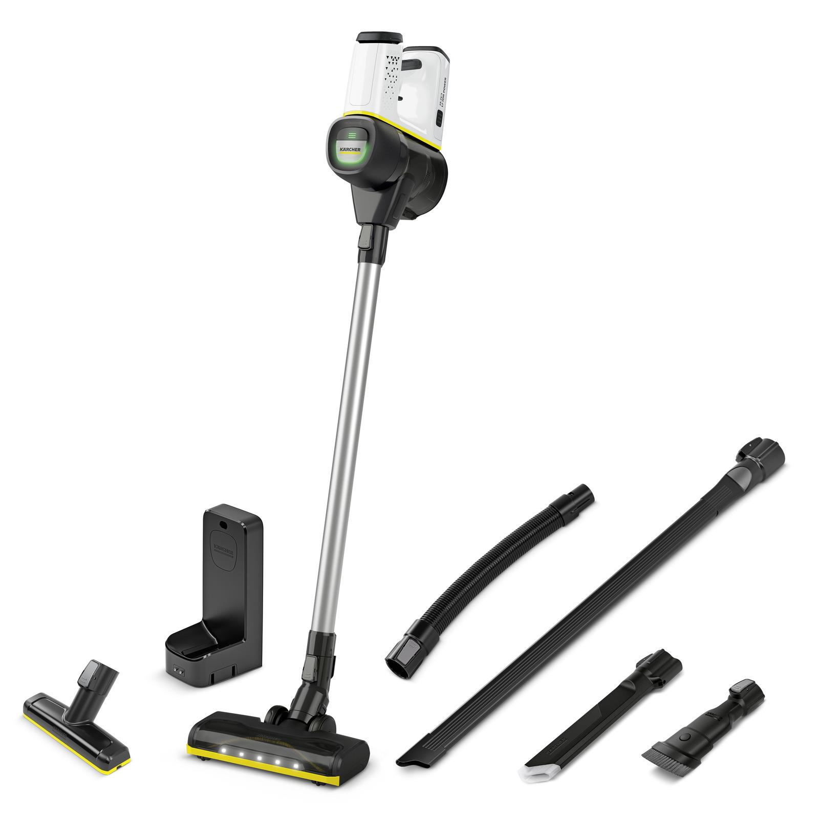 Vacuum Cleaner KARCHER Cordless vacuum cleaner VC 6 Cordless ourFamily Car Upright Cordless Car cleaning Rechargeable For carpets Noise 78 dB White Weight 2 6 kg 1 198-672 0