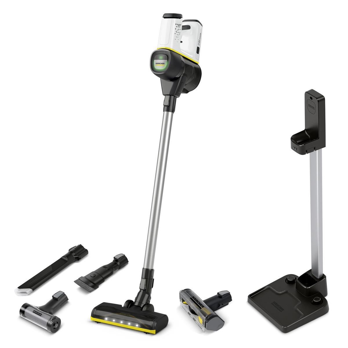 Vacuum Cleaner KARCHER Battery-power vacuum cleaner VC 6 Cordless ourFamily Extra Dry 2-in-1 stick vacuum Black Yellow Bagless Battery  2 55 kg 1 198-674 0