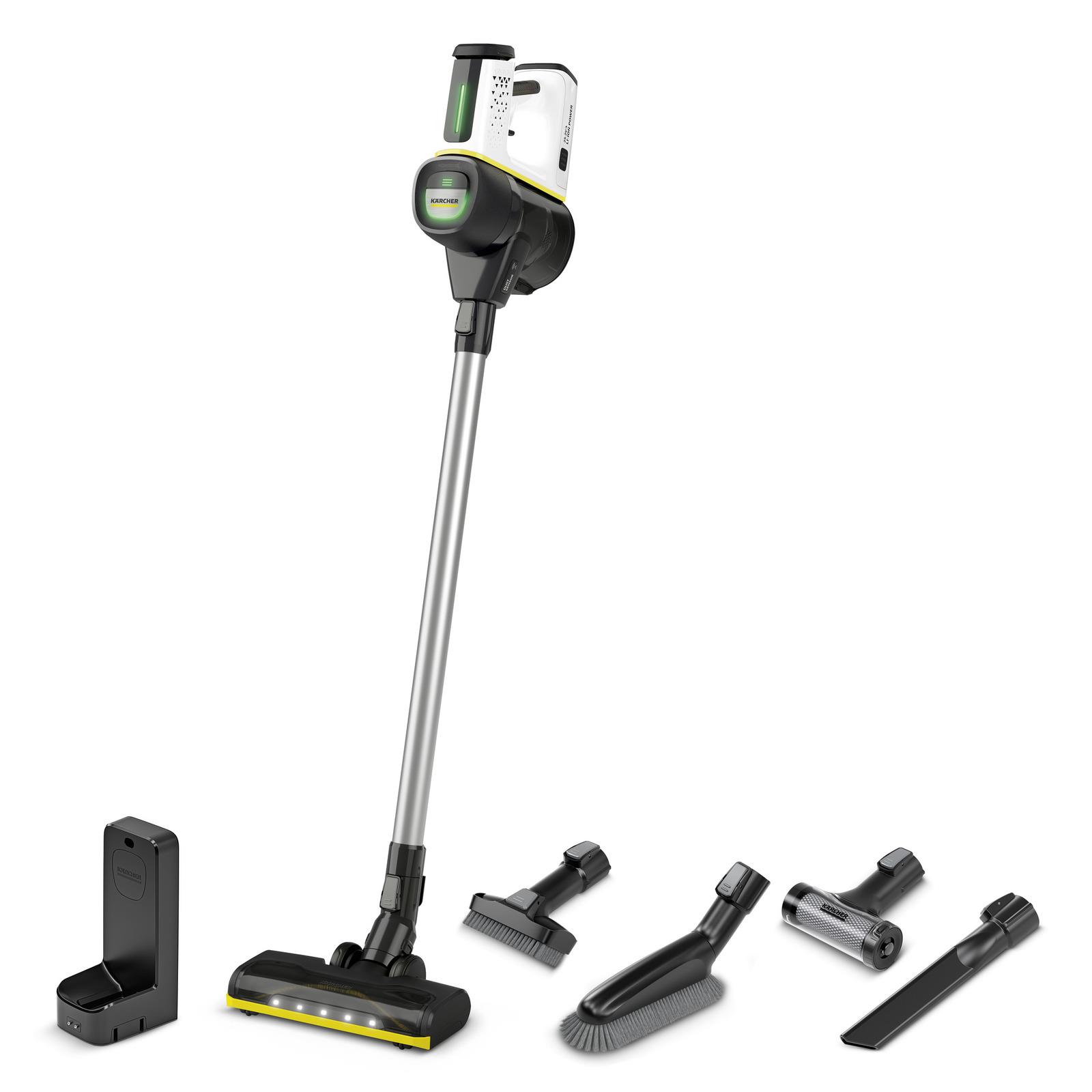 Vacuum Cleaner KARCHER Battery-power vacuum cleaner VC 7 Cordless yourMax Upright Cordless Bagless Rechargeable Capacity 0 8 l Noise 78 dB White Weight 2 6 kg 1 198-710 0