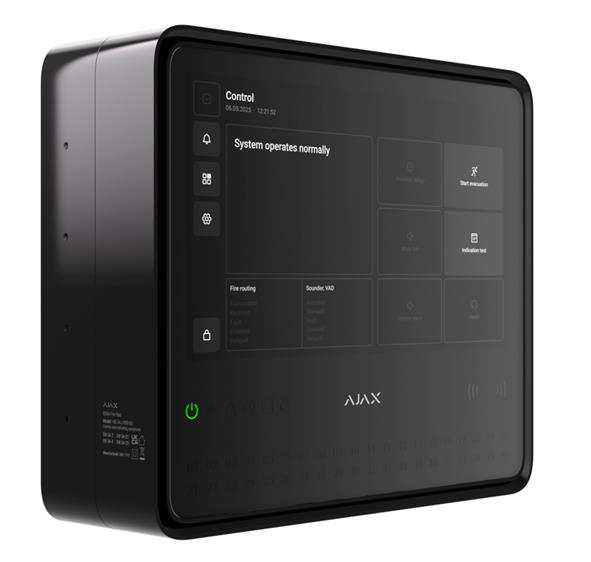 FIRE ALARM PANEL FIRE HUB EN54 BLACK 125733 AJAX
