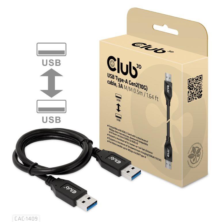 CABLE USB3 1 3A 0 5M M M CAC-1409 CLUB3D