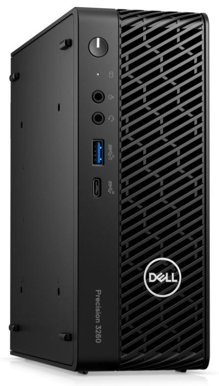 PC DELL Precision 3260 Business CFF CPU Core i7 i7-13700 2100 MHz RAM 16GB DDR5 4800 MHz SSD 512GB Graphics card Nvidia T400 4GB Windows 11 Pro Colour Black 210-BCUB 714447141 3