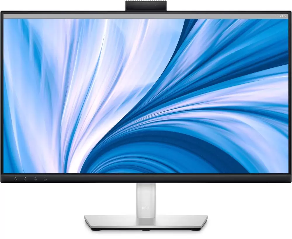 LCD Monitor DELL C2423H 23 8   Business Panel IPS 1920x1080 16 9 60Hz Matte 5 ms Speakers Camera Swivel Pivot Height adjustable Tilt Colour Black   Silver 210-BDSL
