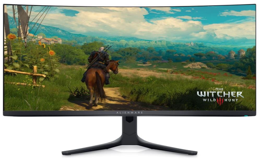 LCD Monitor DELL AW3423DWF 34   Gaming Curved 21   9 3440x1440 21 9 Matte 0 1 ms Swivel Height adjustable Tilt Colour Black 210-BFRQ