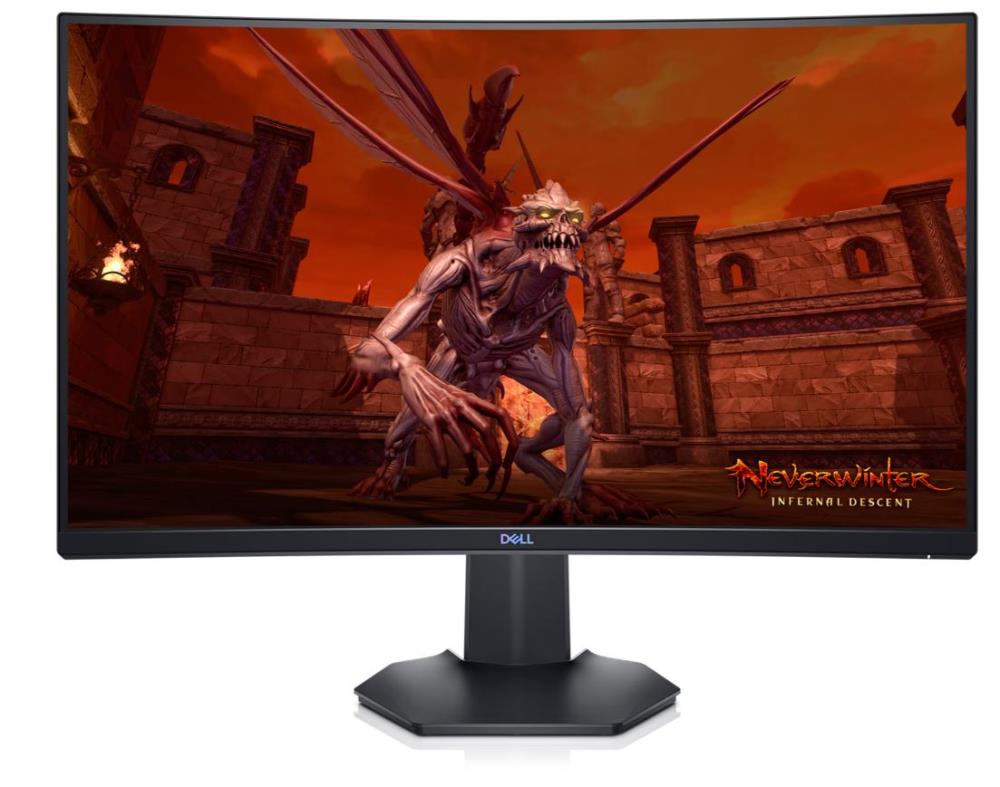 LCD Monitor DELL S2721HGFA 27   Gaming Curved Panel VA 1920x1080 16 9 144 4 ms Height adjustable Tilt 210-BFWN