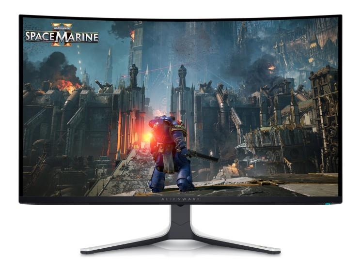 LCD Monitor DELL AW3225QF 32   Gaming Panel QD-OLED 3840x2160 16 9 Matte 0 03 ms Swivel Height adjustable Tilt Colour Black   White 210-BLLV