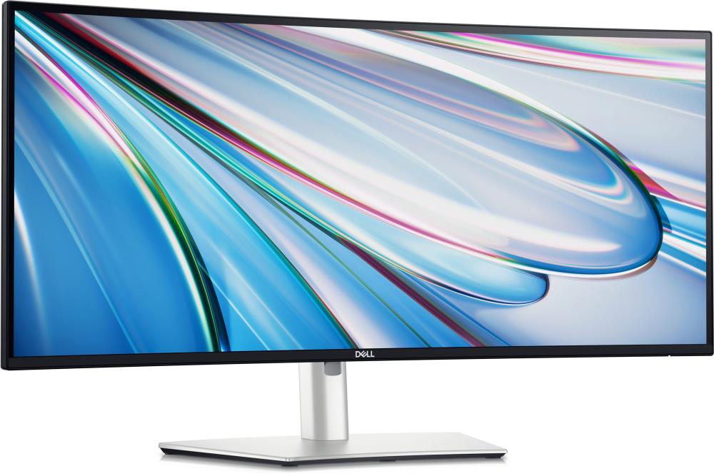 LCD Monitor DELL U3425WE 34   Curved 21   9 Panel IPS 3440x1440 21 9 120 Hz Matte 8 ms Speakers Swivel Height adjustable Tilt Colour Silver 210-BMDW