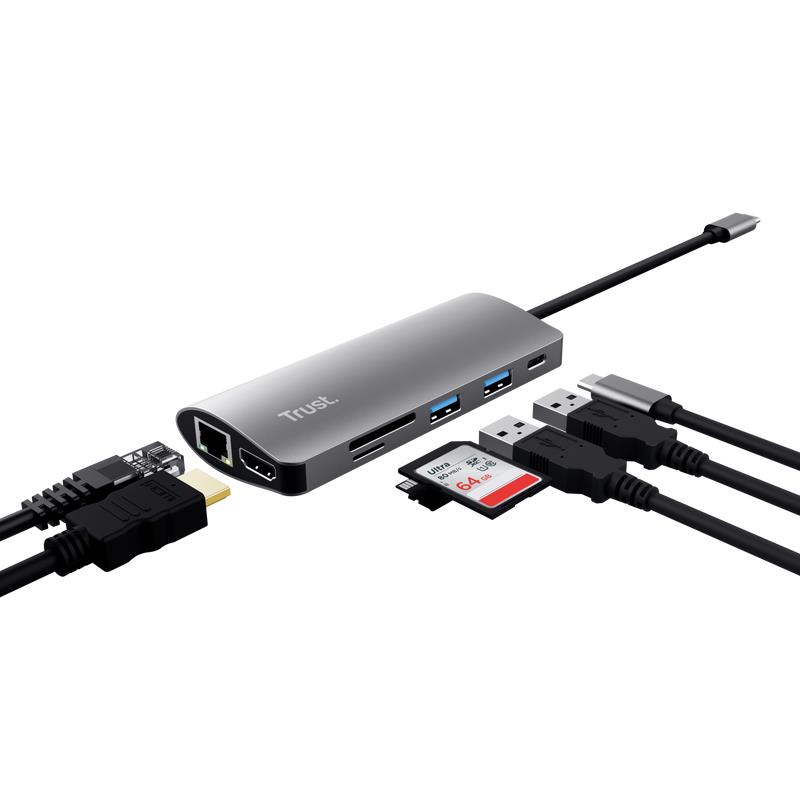 ADAPTER USB-C DALYX 7-IN-1 23775 TRUST