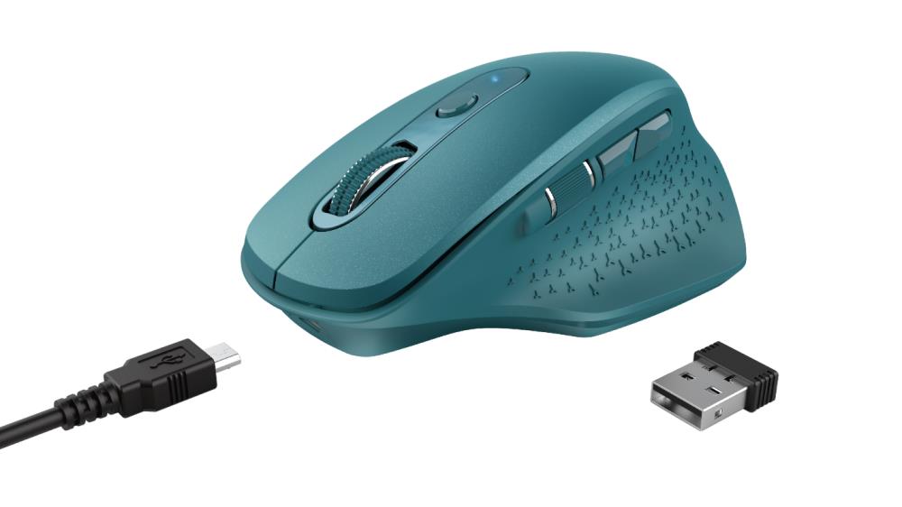 MOUSE USB OPTICAL WRL OZAA BLUE 24034 TRUST