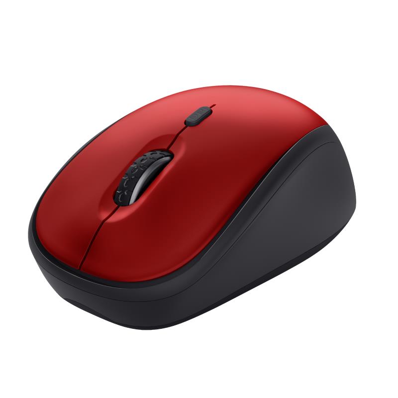MOUSE USB OPTICAL WRL YVI+ RED 24550 TRUST