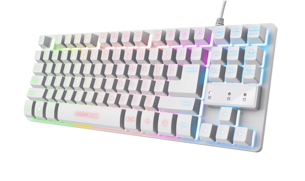 KEYBOARD USB GXT833W THADO ENG 24737 TRUST