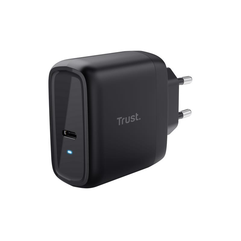 MOBILE CHARGER WALL MAXO 65W USB-C BLACK 24817 TRUST