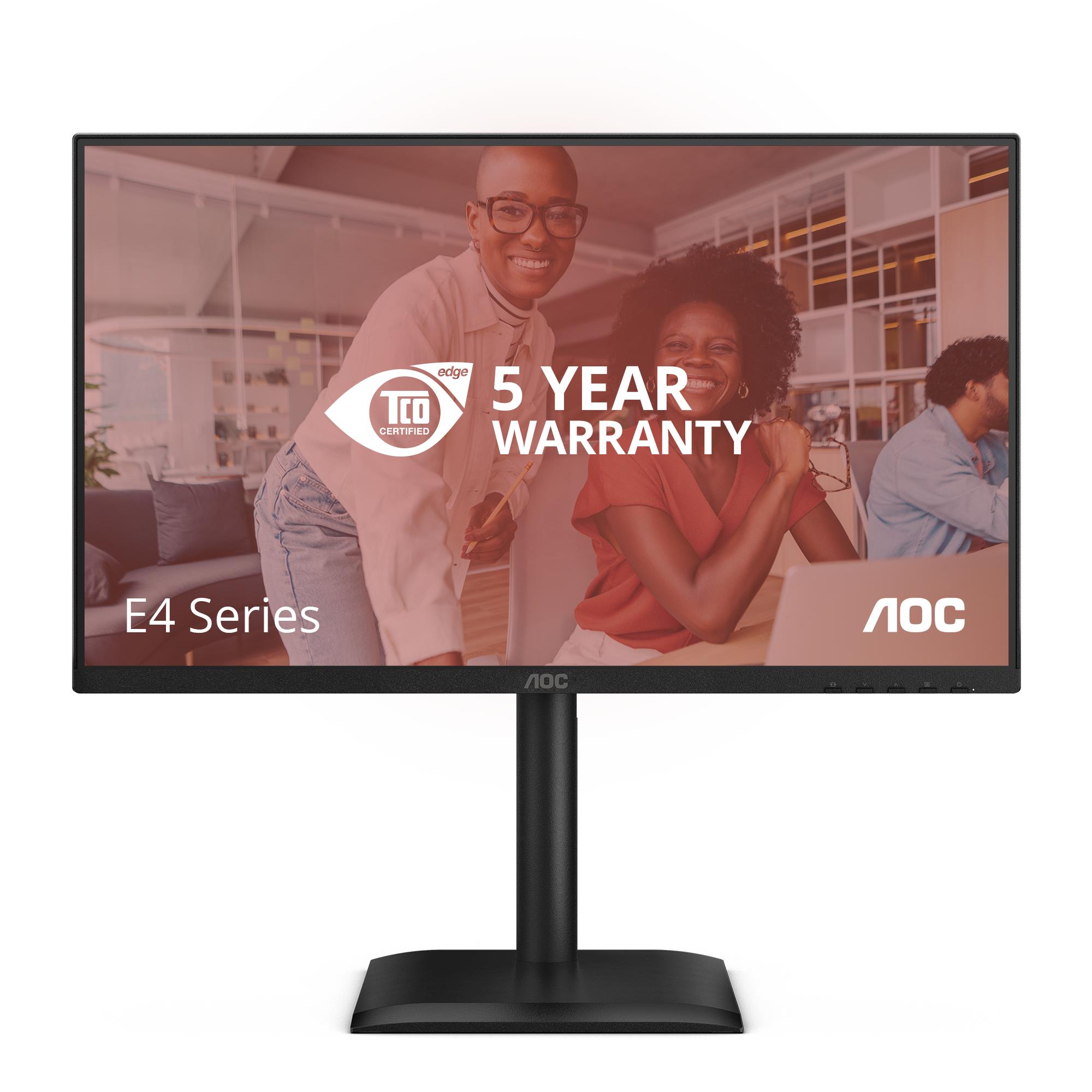 LCD Monitor AOC  60 5 cm  23 8    1920 x 1080 pixels Full HD Native aspect ratio 16 9 LED Flat 24E4U