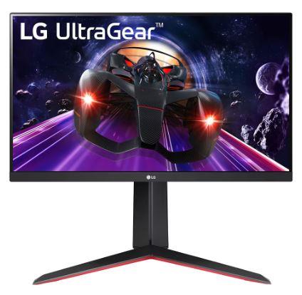 LCD Monitor LG 23 8   Gaming Panel IPS 1920x1080 16 9 144Hz Matte 1 ms Pivot Height adjustable Tilt Colour Black 24GN65R-B
