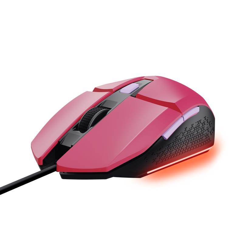 MOUSE USB OPTICAL GAMING PINK GXT109P FELOX 25068 TRUST