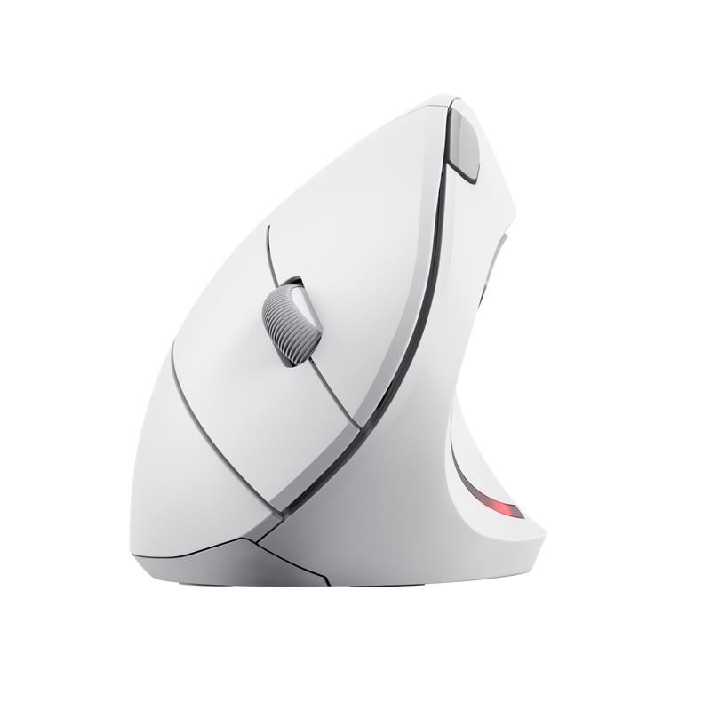MOUSE USB OPTICAL WRL VERTO ERGONOMIC WHITE 25132 TRUST