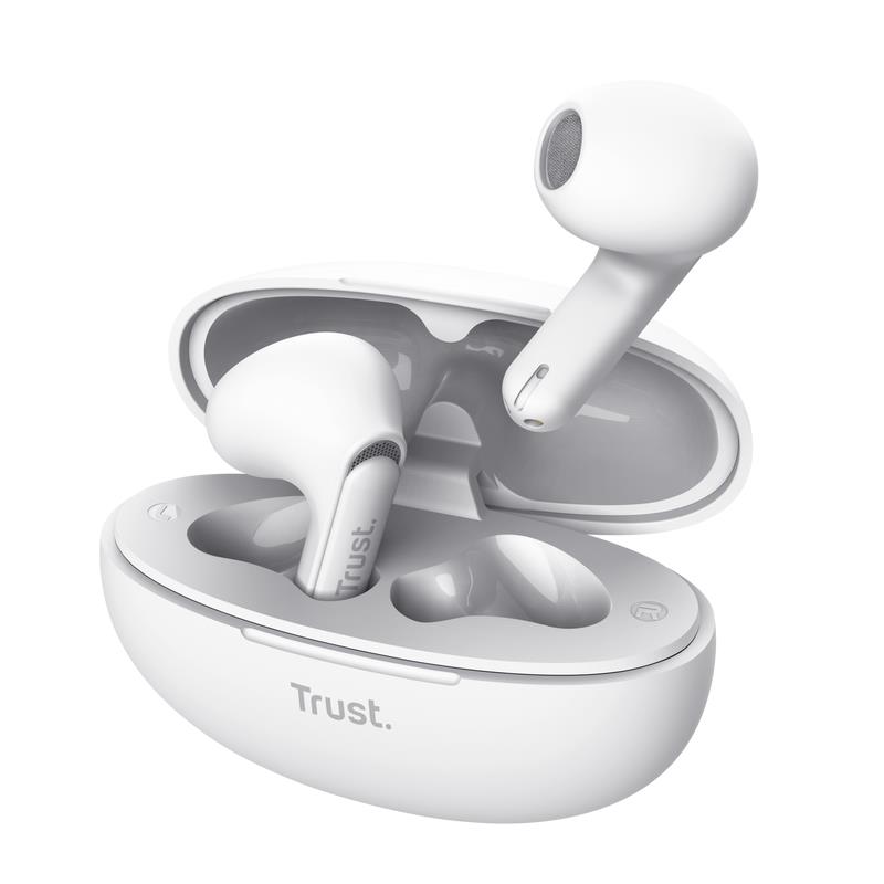 HEADSET EARPHONES YAVI BT ENC WHITE 25173 TRUST