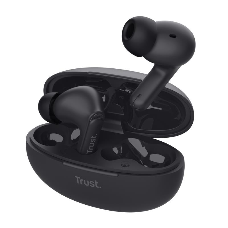 HEADSET EARBUDS YAVI BT ENC BLACK 25296 TRUST
