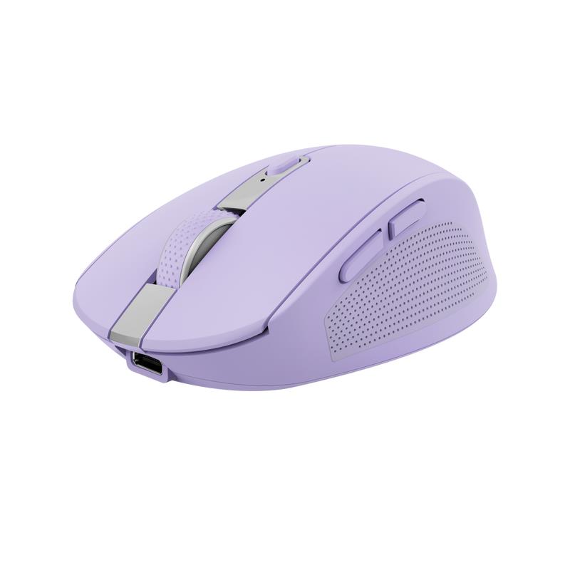MOUSE USB OPTICAL WRL OZAA PURPLE 25384 TRUST