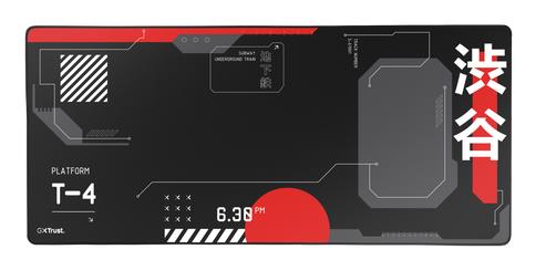 MOUSE PAD GXT759W XXL RED BLACK 25716 TRUST