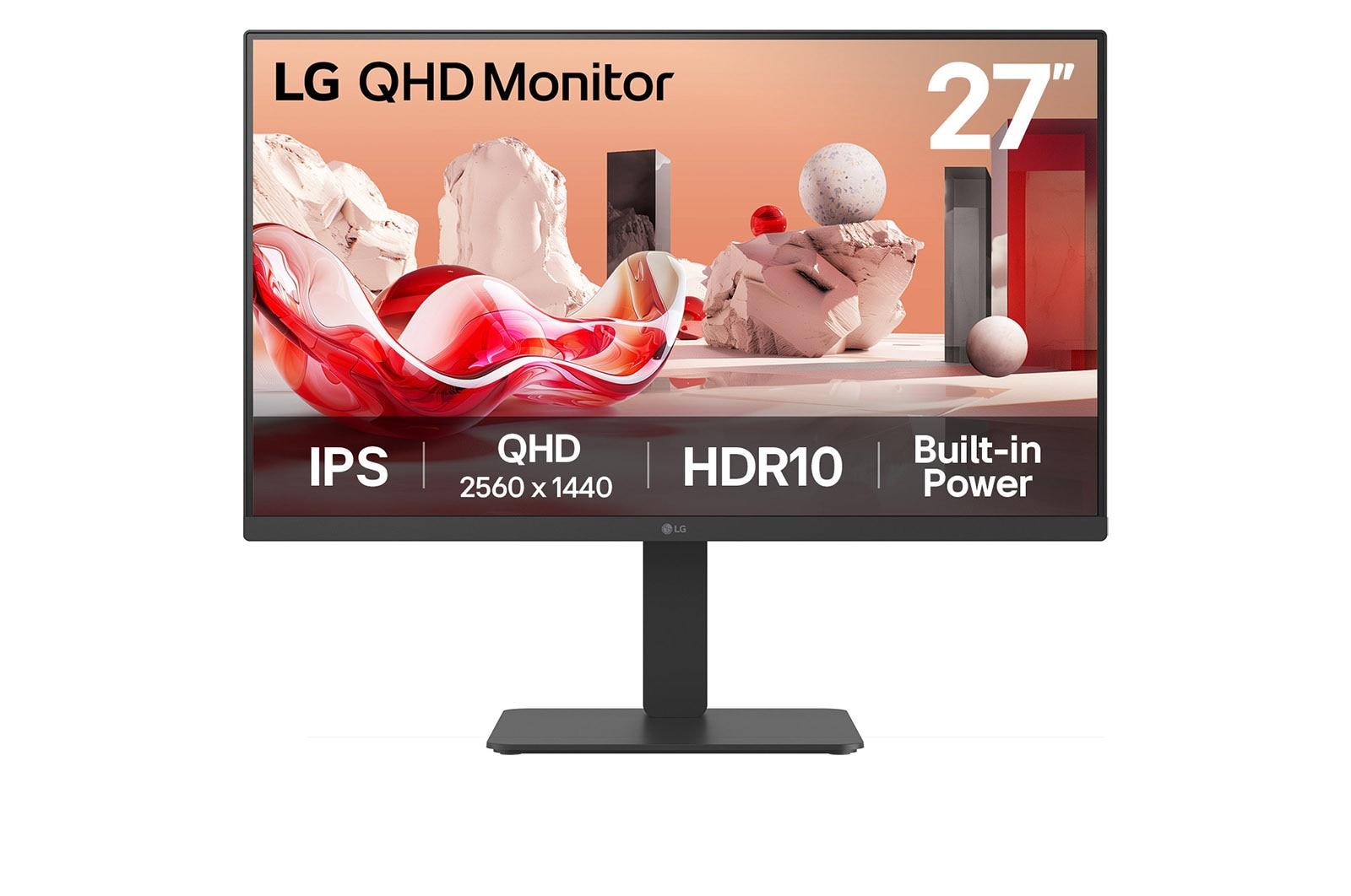 LCD Monitor LG 27    2560 x 1440 pixels Quad HD Native aspect ratio 16 9 LCD Flat 27BA54QB-B