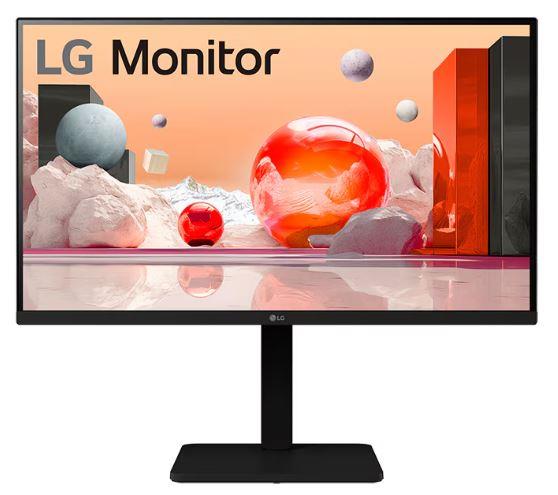 LCD Monitor LG 27   Panel IPS 1920x1080 16 9 100Hz Matte Speakers Swivel Pivot Height adjustable Tilt Colour Black 27BA550-B