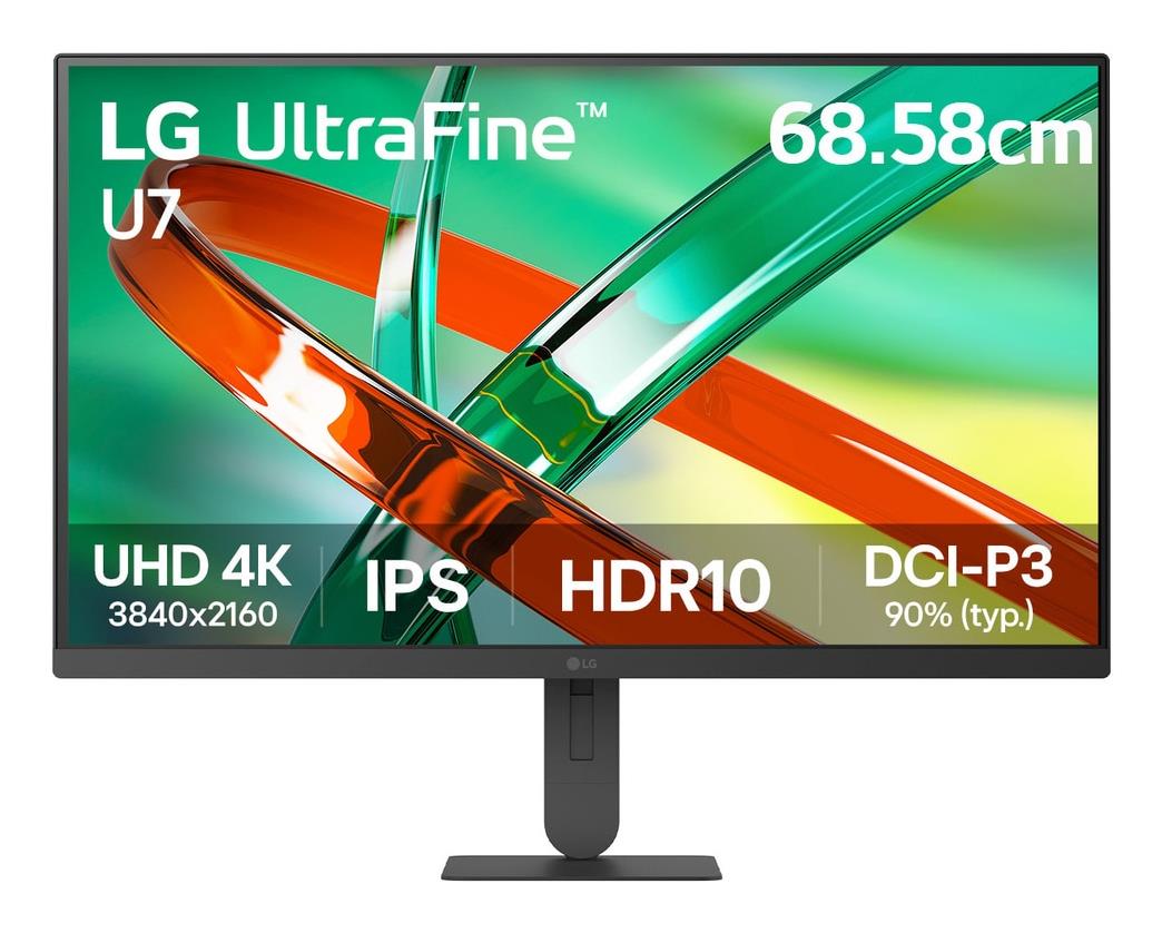 LCD Monitor LG 27    3840 x 2160 pixels 4K Ultra HD Native aspect ratio 16 9 LCD Flat 27U710B-B
