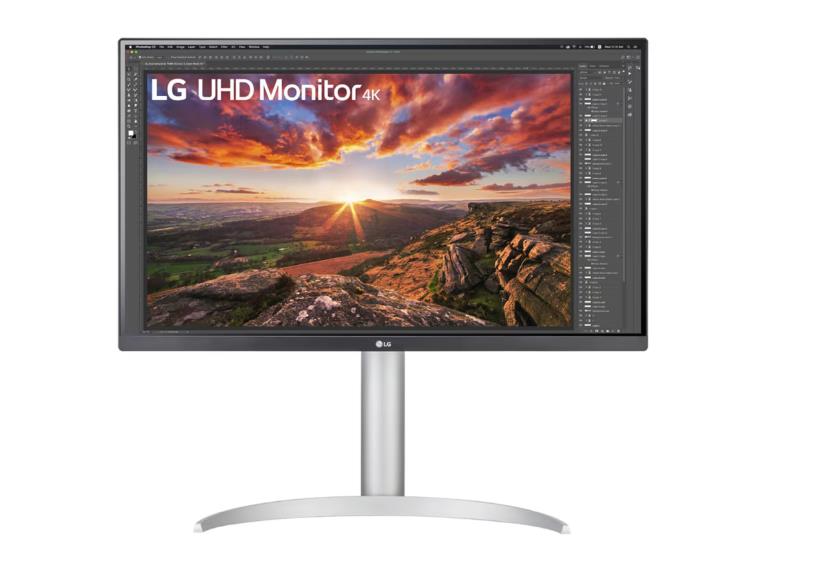 LCD Monitor LG 27UP850K-W 27   Gaming Panel IPS 3840x2160 16 9 60 Hz 5 ms Pivot Height adjustable Tilt Colour Black 27UP850K-W