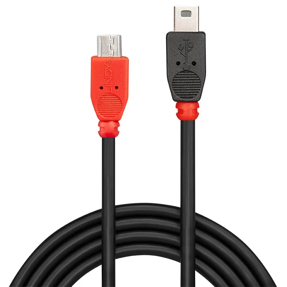 CABLE USB2 MICRO-B TO MINI-B 0 5M 31717 LINDY