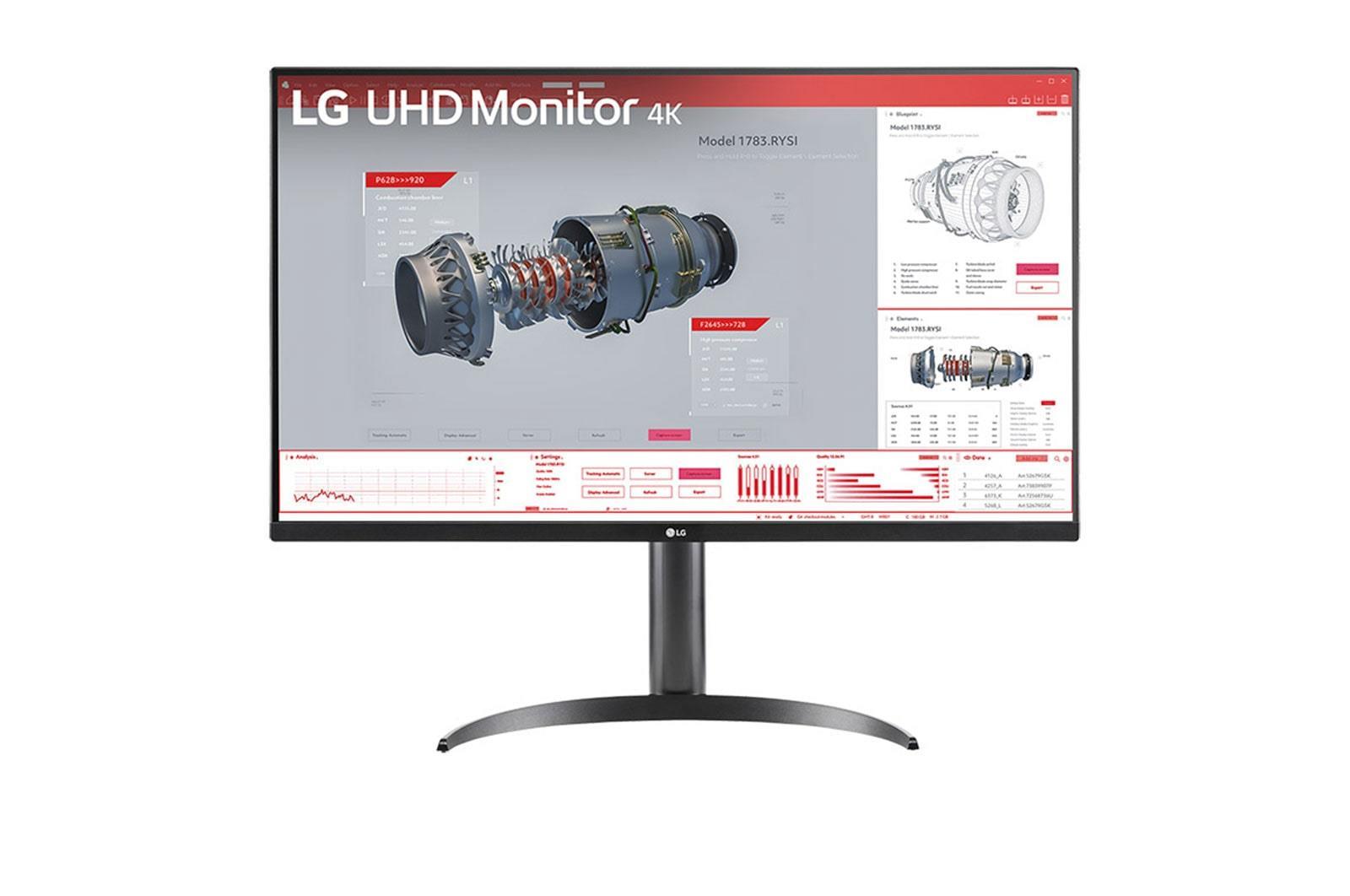LCD Monitor LG 31 5    3840 x 2160 pixels 4K Ultra HD Flat 32BR55UK-B