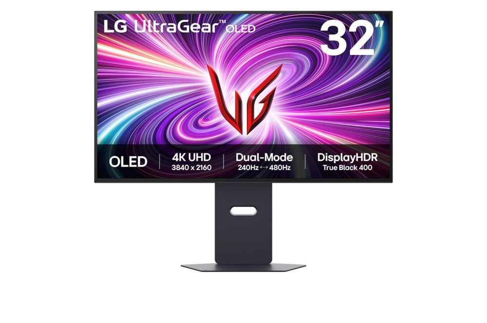 Monitor LG 32GS95UV-B 32   Gaming 4K Panel OLED 3840x2160 16 9 240 Hz Matte 0 03 ms Speakers Swivel Pivot Height adjustable Tilt 32GS95UV-B