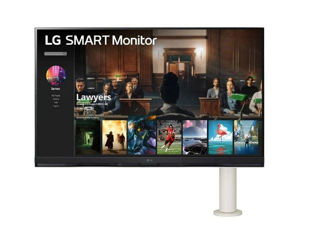 LCD Monitor LG 32SQ780S-W 31 5   4K Panel VA 3840x2160 16 9 65Hz 5 ms Speakers Colour White 32SQ780S-W