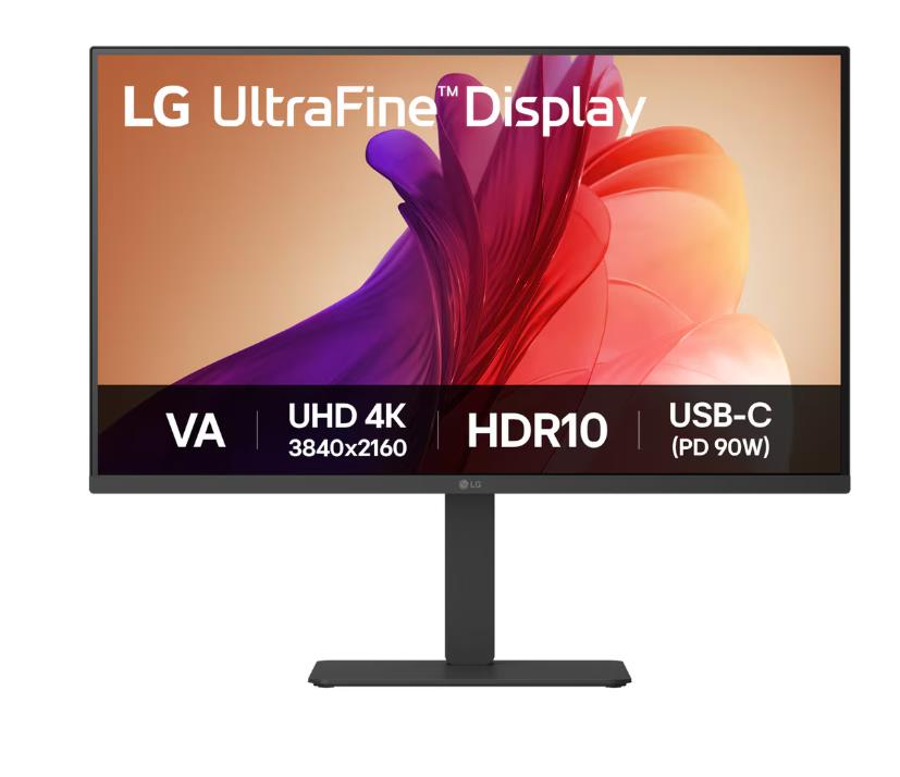LCD Monitor LG 31 5    3840 x 2160 pixels 4K Ultra HD Native aspect ratio 16 9 32U720A-B