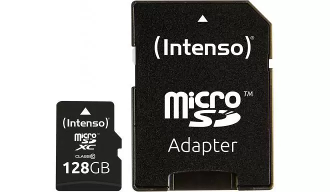 MEMORY MICRO SDXC 128GB C10 W ADAPTER 3433491 INTENSO