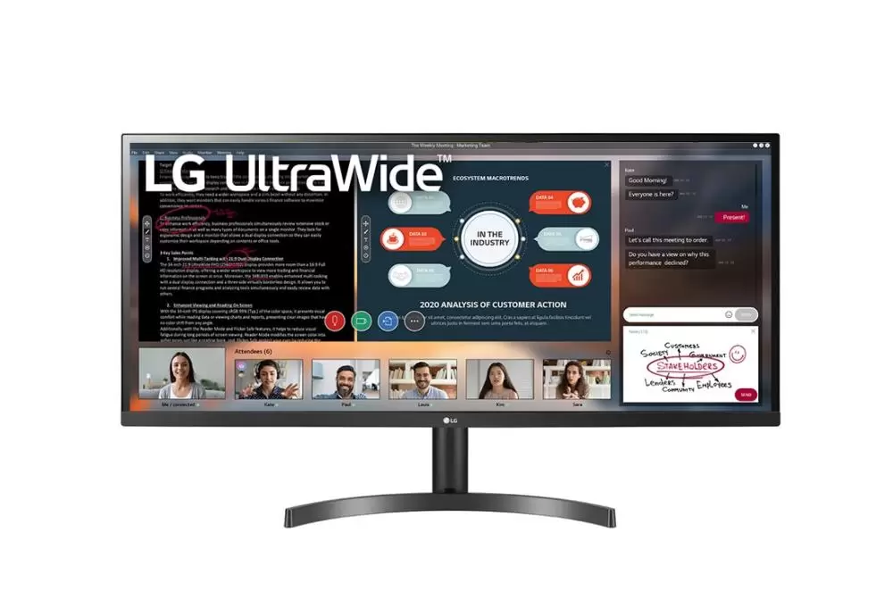 LCD Monitor LG 34WP500-B 34   21   9 Panel IPS 2560x1080 21 9 75Hz Matte 5 ms 34WP500-B