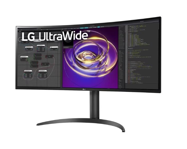 LCD Monitor LG 34WP85CP-B 34   Curved 21   9 Panel IPS 3440x1440 21 9 5 ms Speakers Tilt 34WP85CP-B