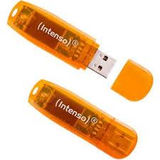 MEMORY DRIVE FLASH USB2 2X64GB RAINBOW 3502492 INTENSO