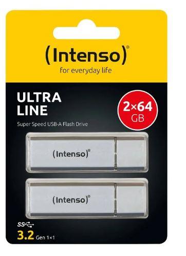 MEMORY DRIVE FLASH USB3 2 64GB PACK2 3531494 INTENSO
