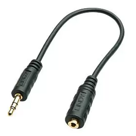 CABLE ADAPTER AUDIO 2.5 3.5MM 0.2M 35699 LINDY